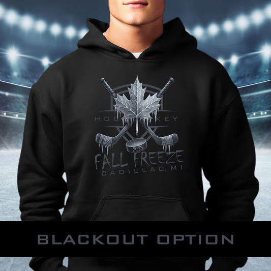 BLACKOUT EDITION - 2025 CAHA Fall Freeze Hockey Tournament Sweatshirt