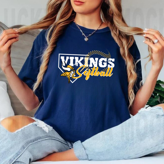 Cadillac Vikings Softball ADULT T-Shirt