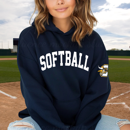 Cadillac Vikings Softball ADULT Hoodie