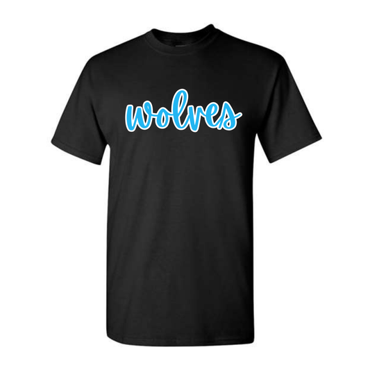 Canton Wolves Hockey UNISEX T-Shirt - BLACK