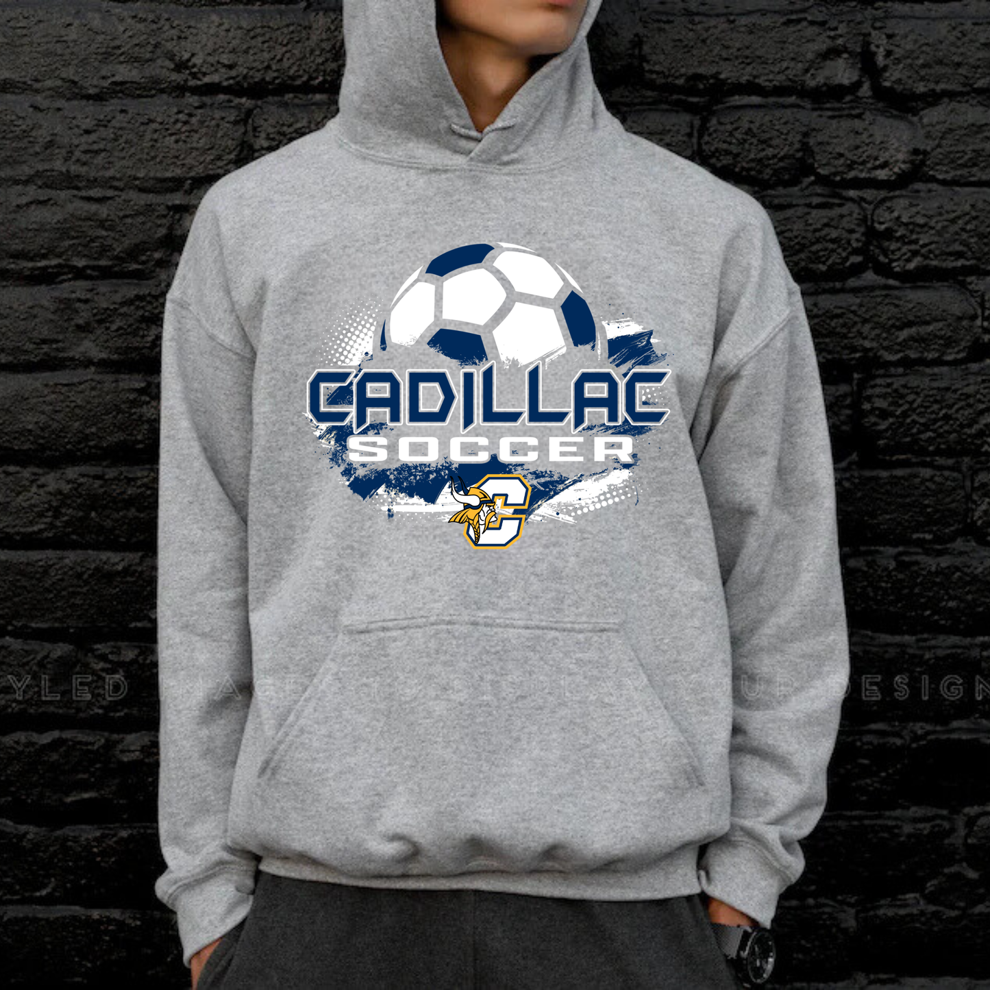 Cadillac Vikings Soccer UNISEX Hoodie