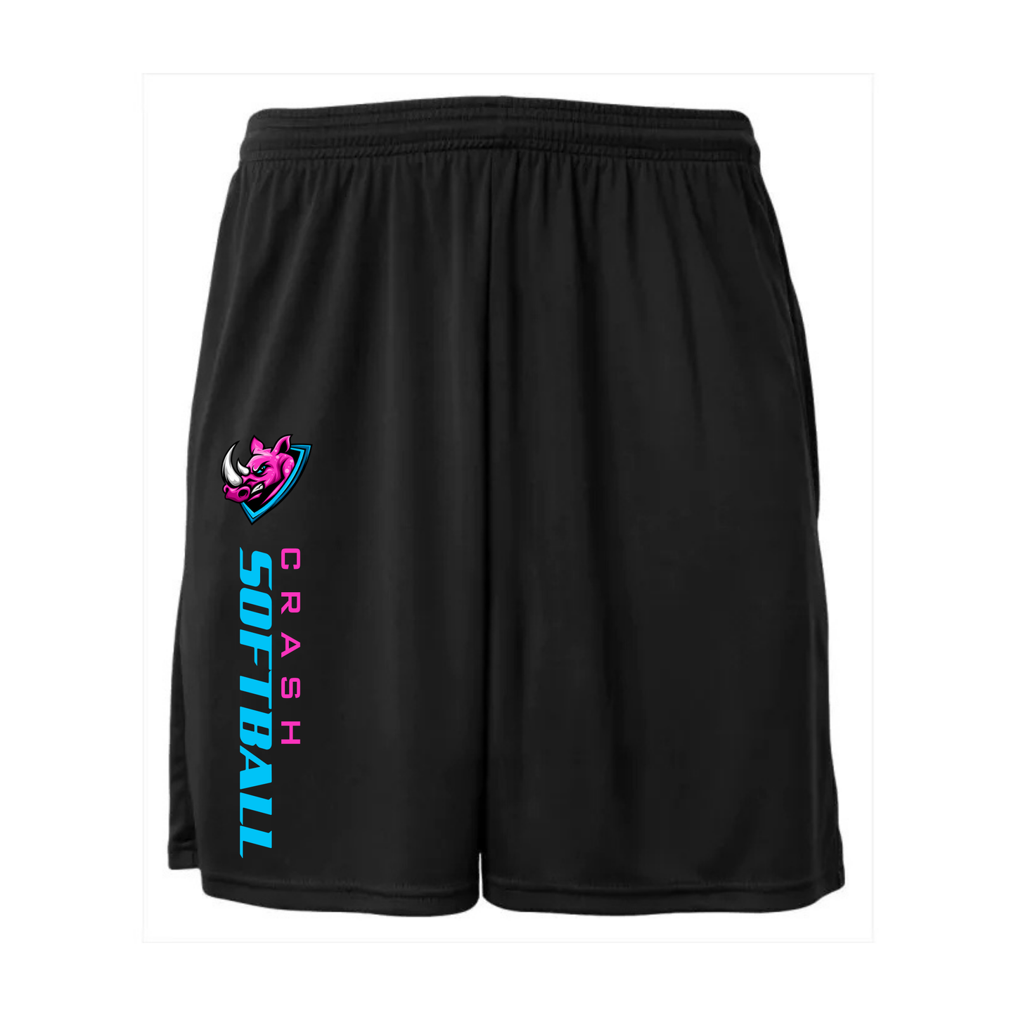 Crash Softball Dri-Fit Cooling Performance Shorts w/ Pockets