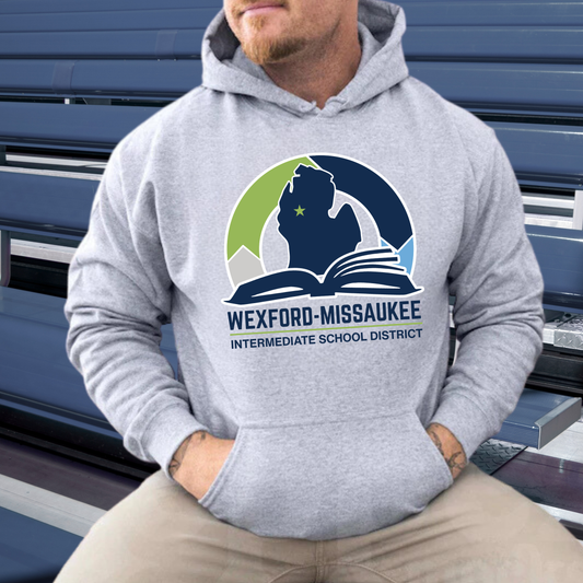 Wexford Missaukee ISD ADULT Hoodie - HEATHER GREY