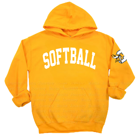 Cadillac Vikings Softball Unisex YOUTH Hoodie