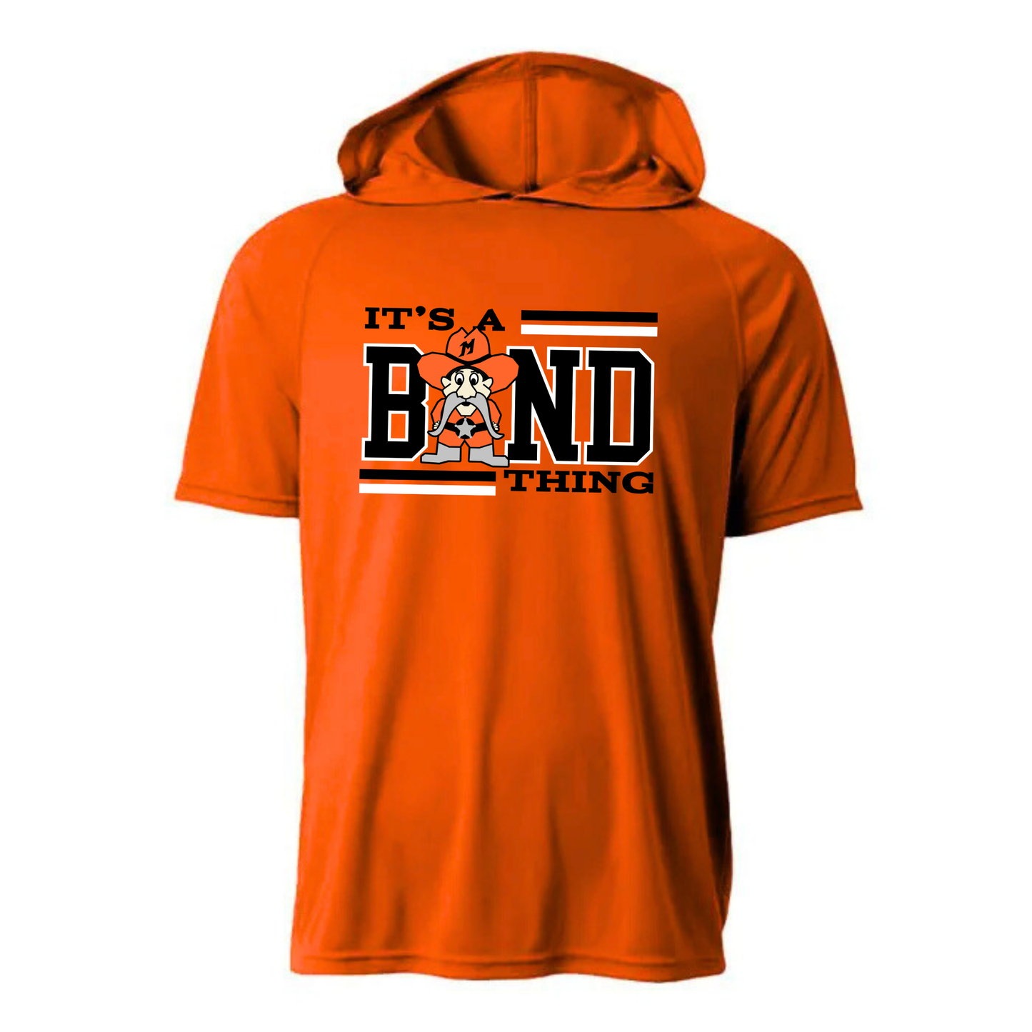 Manton Rangers Marching Band DRI-FIT Cooling Performance Hooded T-Shirt