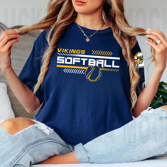 Cadillac Vikings Softball ADULT T-Shirt