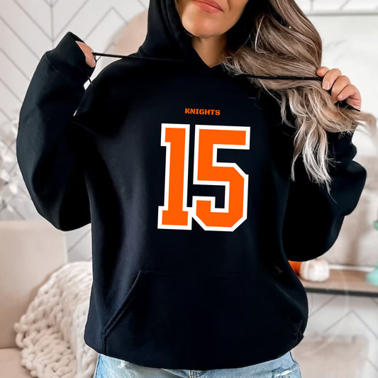 Knights Junior Football Game Day Jersey ADULT Unisex Hoodie