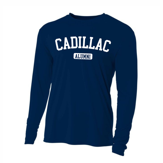 Cadillac Alumni DRI-FIT Cooling Performance Adult Long-Sleeve T-Shirt
