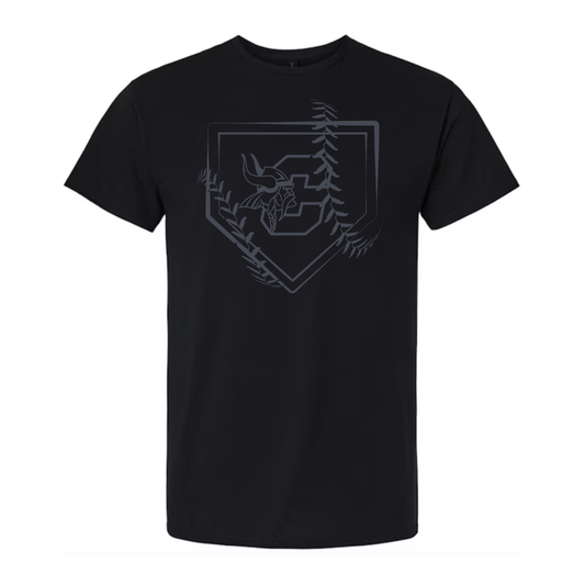 BLACKOUT Cadillac Vikings Baseball UNISEX T-Shirt