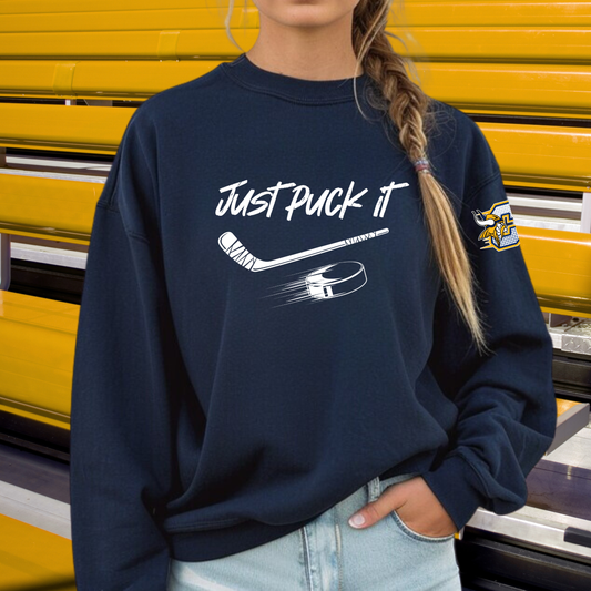 Cadillac Vikings Hockey ADULT Unisex Crewneck Sweatshirt