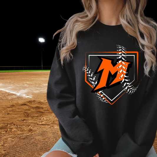 Manton Rangers Baseball/Softball ADULT Unisex Crewneck Sweatshirt