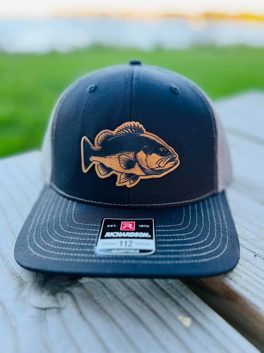 Bad Bass Leather Patch Hat