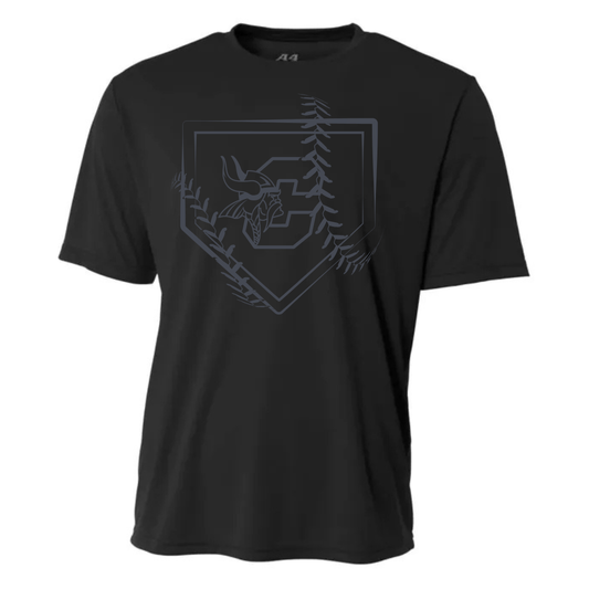 BLACKOUT Cadillac Vikings Baseball DRI-FIT Cooling Performance T-Shirt