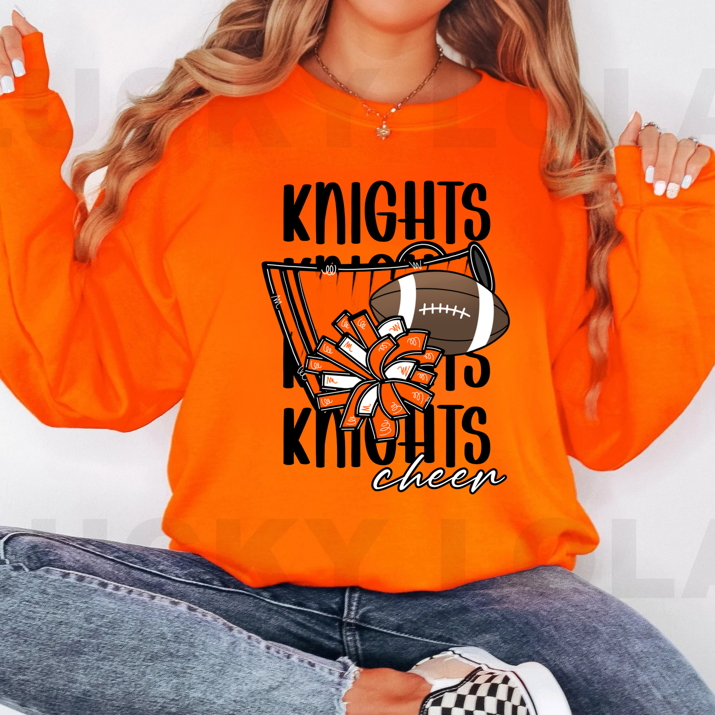 Knights Junior Cheer UNISEX Crewneck Sweatshirt