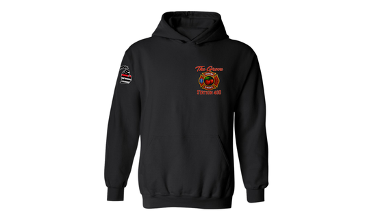 Cherry Grove Fire Department Hoodie - BLACK (Cherry Logo)