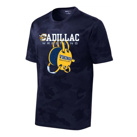 Camo Cadillac Vikings Wrestling DRI-FIT Cooling Performance T-Shirt