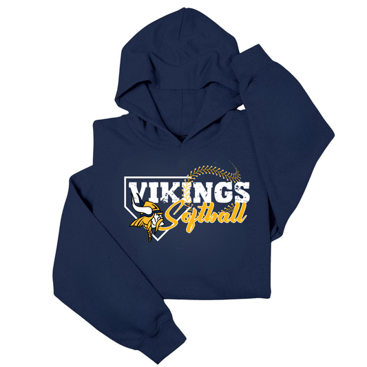 Cadillac Vikings Softball Unisex YOUTH Hoodie
