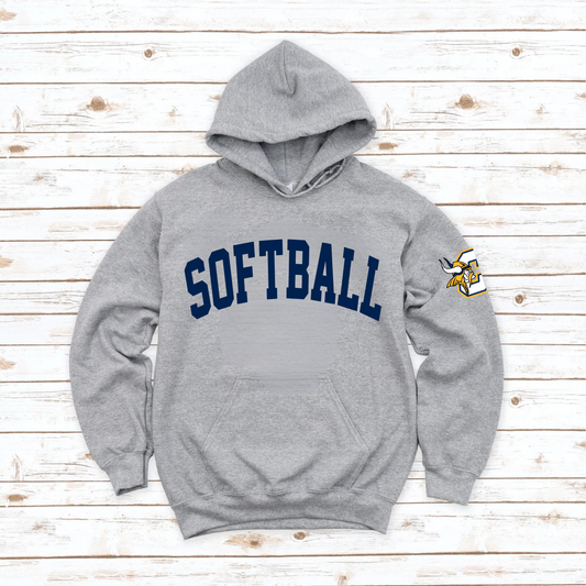 Cadillac Vikings Softball Unisex YOUTH Hoodie