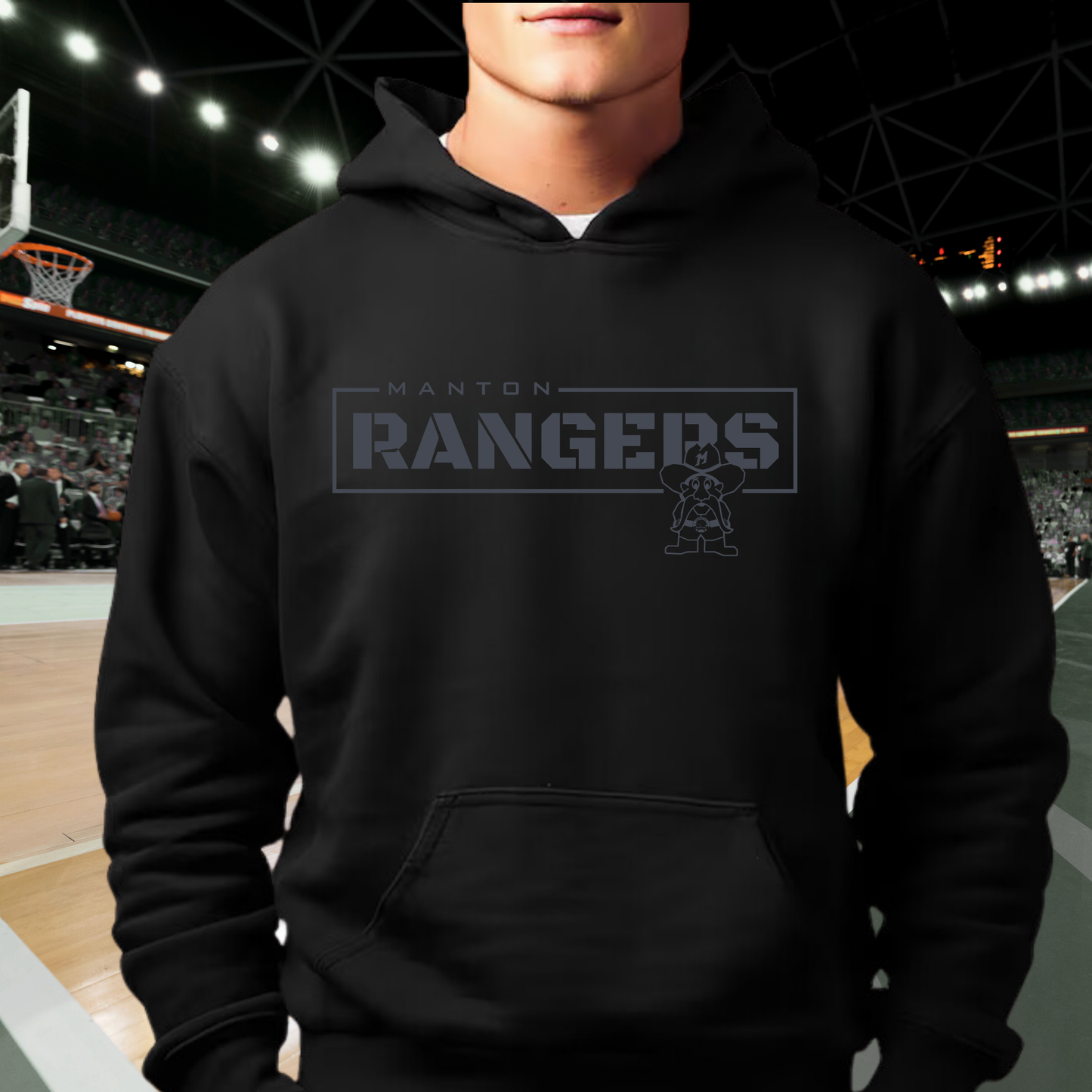 BLACKOUT Manton Rangers ADULT Hoodie
