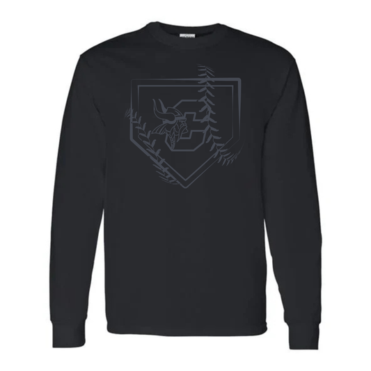 BLACKOUT Cadillac Baseball UNISEX Long-Sleeve T-Shirt