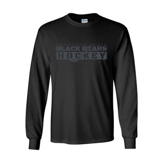 BLACKOUT Black Bears Hockey UNISEX Long-Sleeve T-Shirt