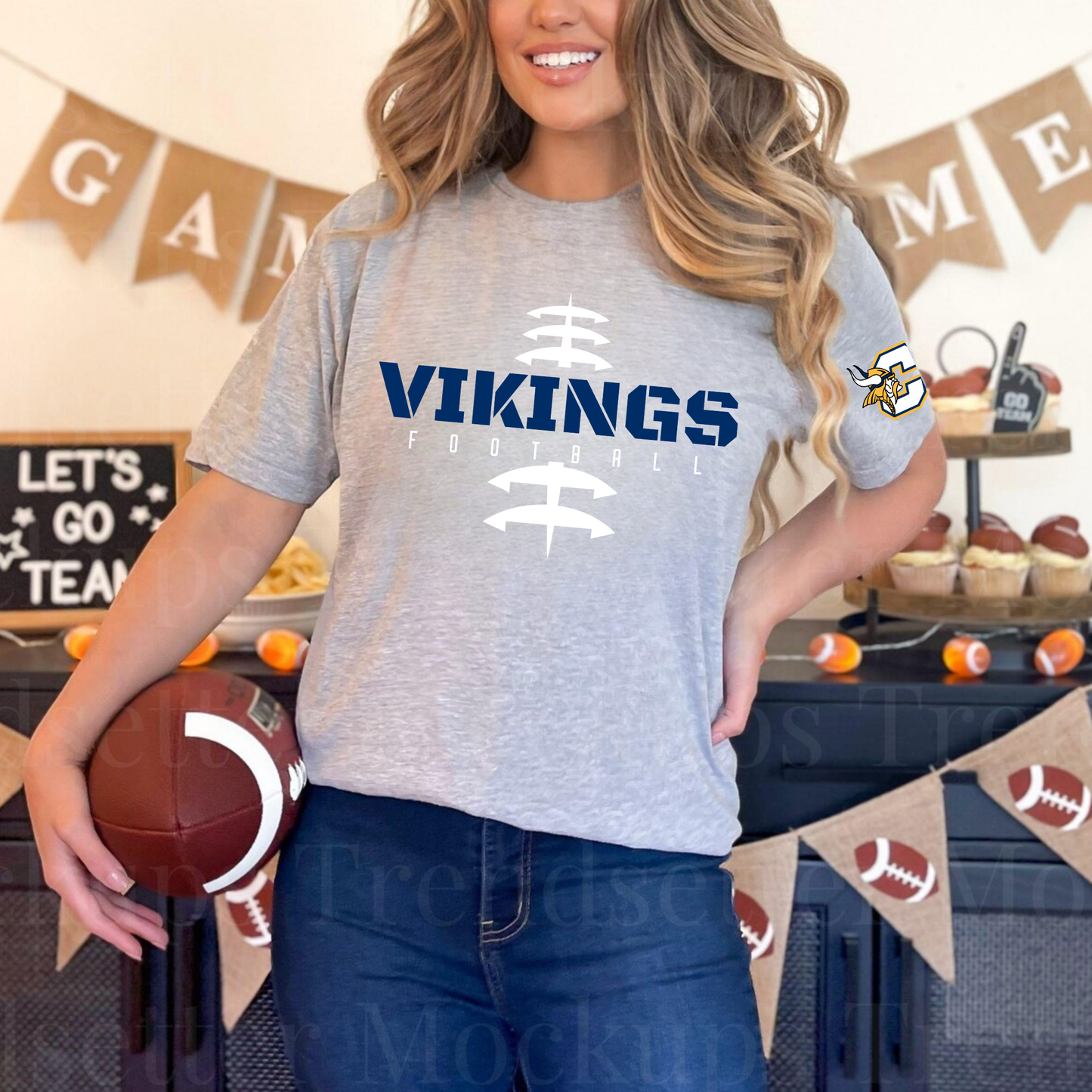 Cadillac Vikings Football ADULT Unisex T-Shirt