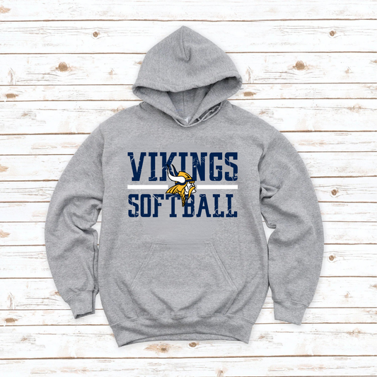 Cadillac Vikings Softball Unisex YOUTH Hoodie