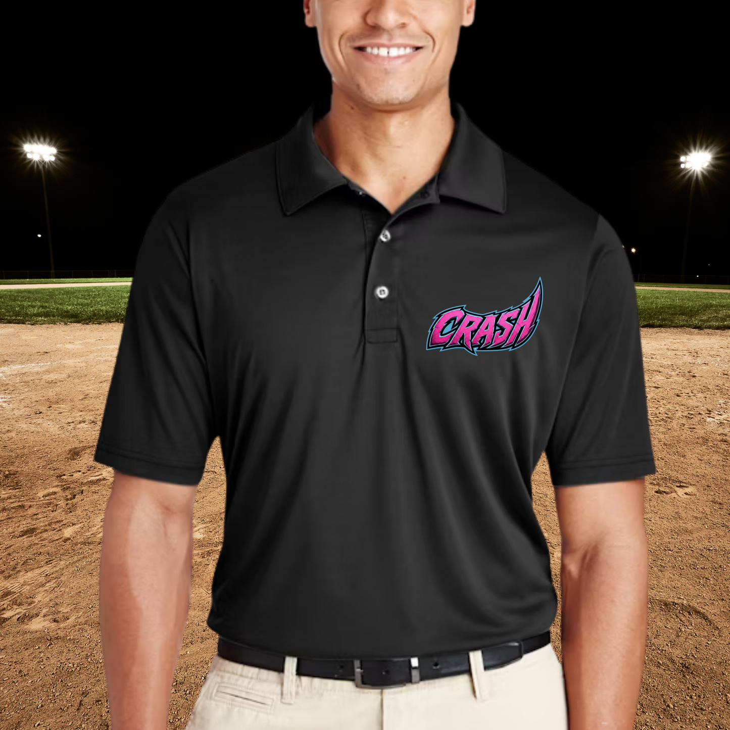 Crash Softball Dri-Fit Performance Polo