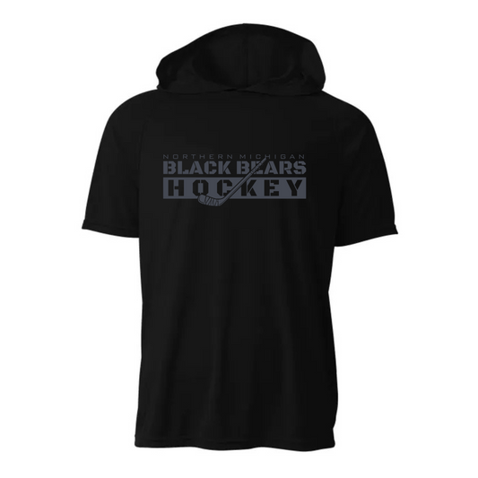 BLACKOUT Black Bears Hockey DRI-FIT Cooling Performance Hooded T-Shirt