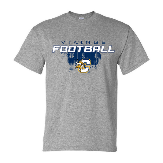 Cadillac Vikings Football UNISEX T-Shirt - SPORT GREY