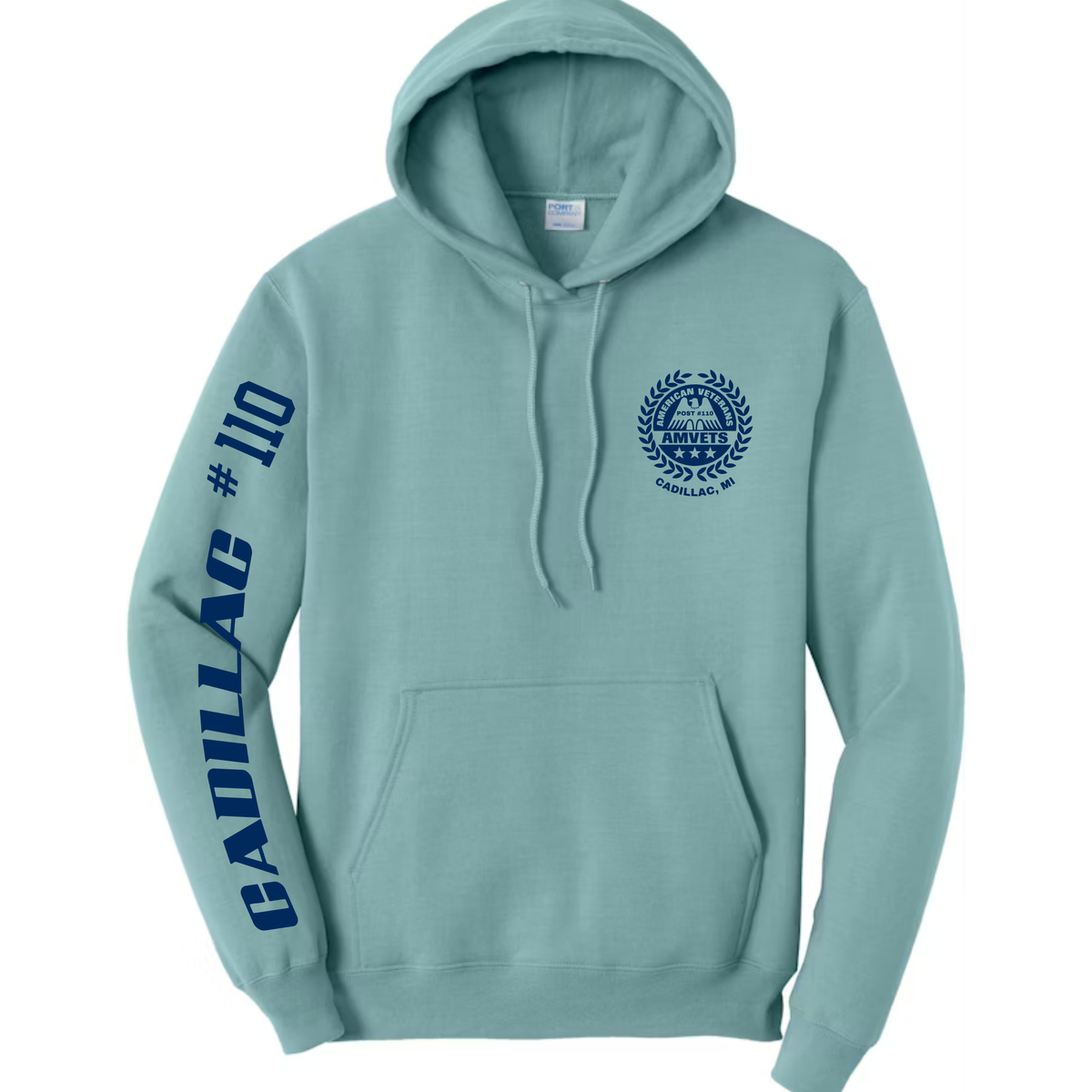 AMVETS Post #110 Hoodie (PC78H) - STNWSHDBL