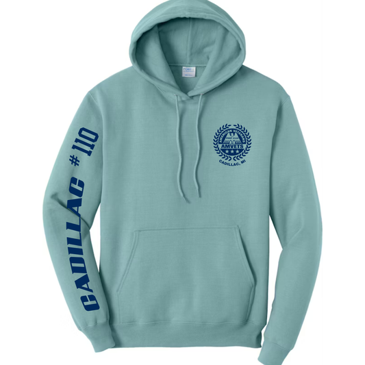AMVETS Post #110 Hoodie (PC78H) - STNWSHDBL