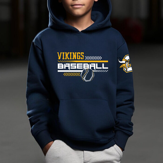Cadillac Vikings Baseball Unisex YOUTH Hoodie