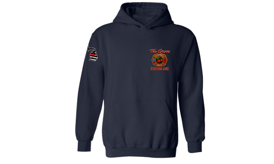 Cherry Grove Fire Department Hoodie - NAVY (Cherry Logo)