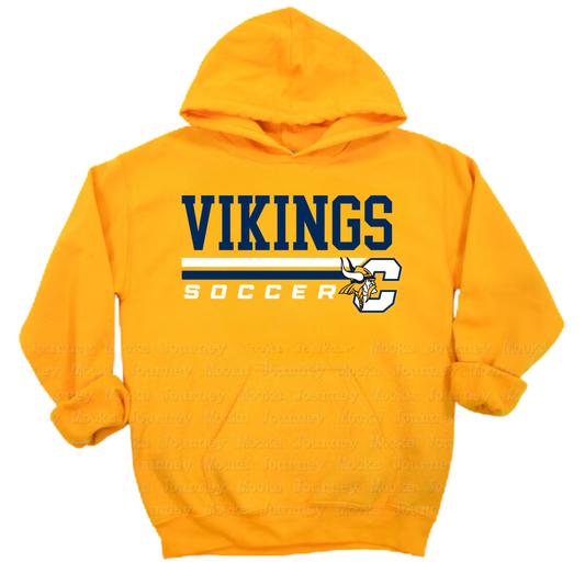 Cadillac Vikings Soccer Unisex YOUTH Hoodie