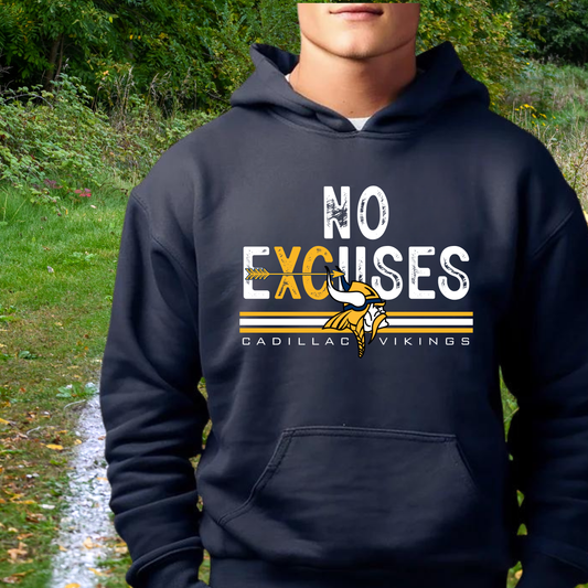 Cadillac Vikings Cross Country ADULT Hoodie