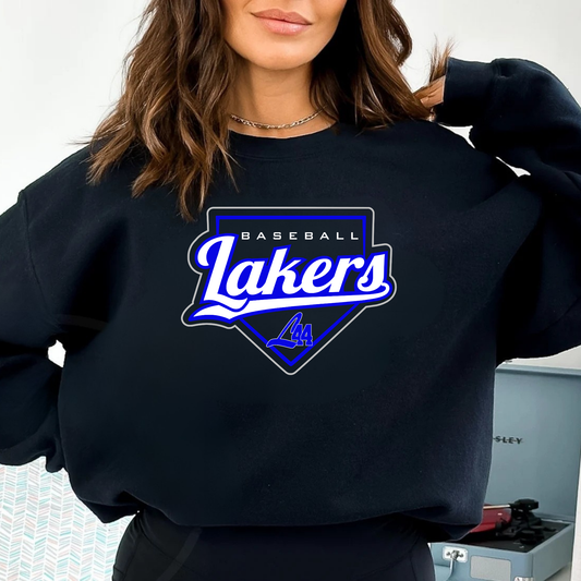 Latitude 44 Lakers Baseball ADULT Crewneck Sweatshirt