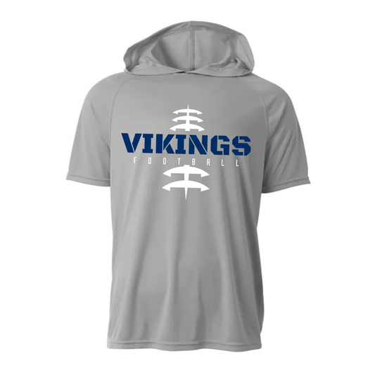 Cadillac Vikings Football DRI-FIT Cooling Performance Hooded T-Shirt