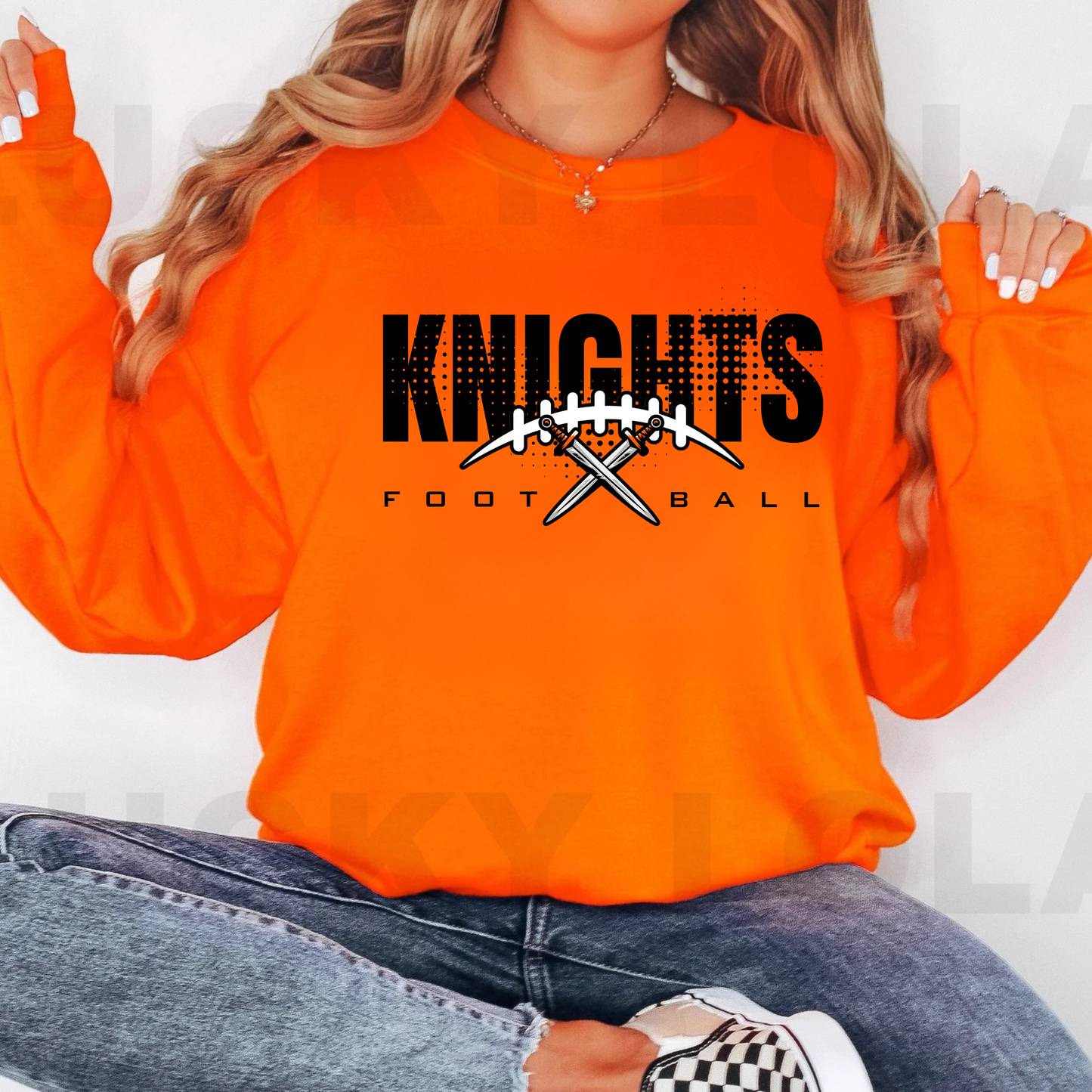 Knights Junior Football ADULT Unisex Crewneck Sweatshirt