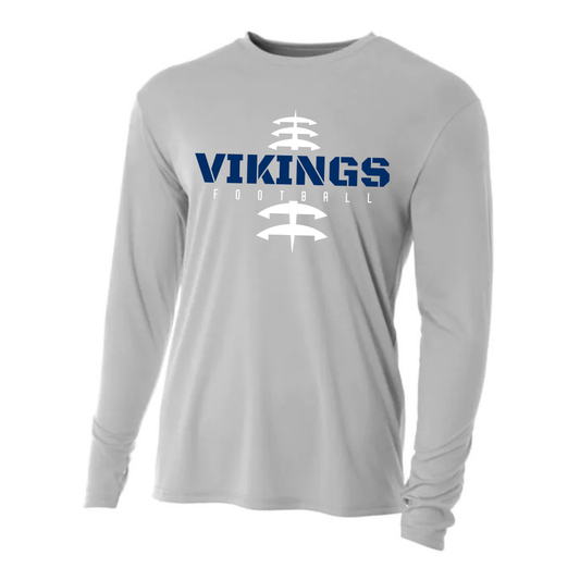 Cadillac Vikings Football DRI-FIT Cooling Performance Long-Sleeve T-Shirt