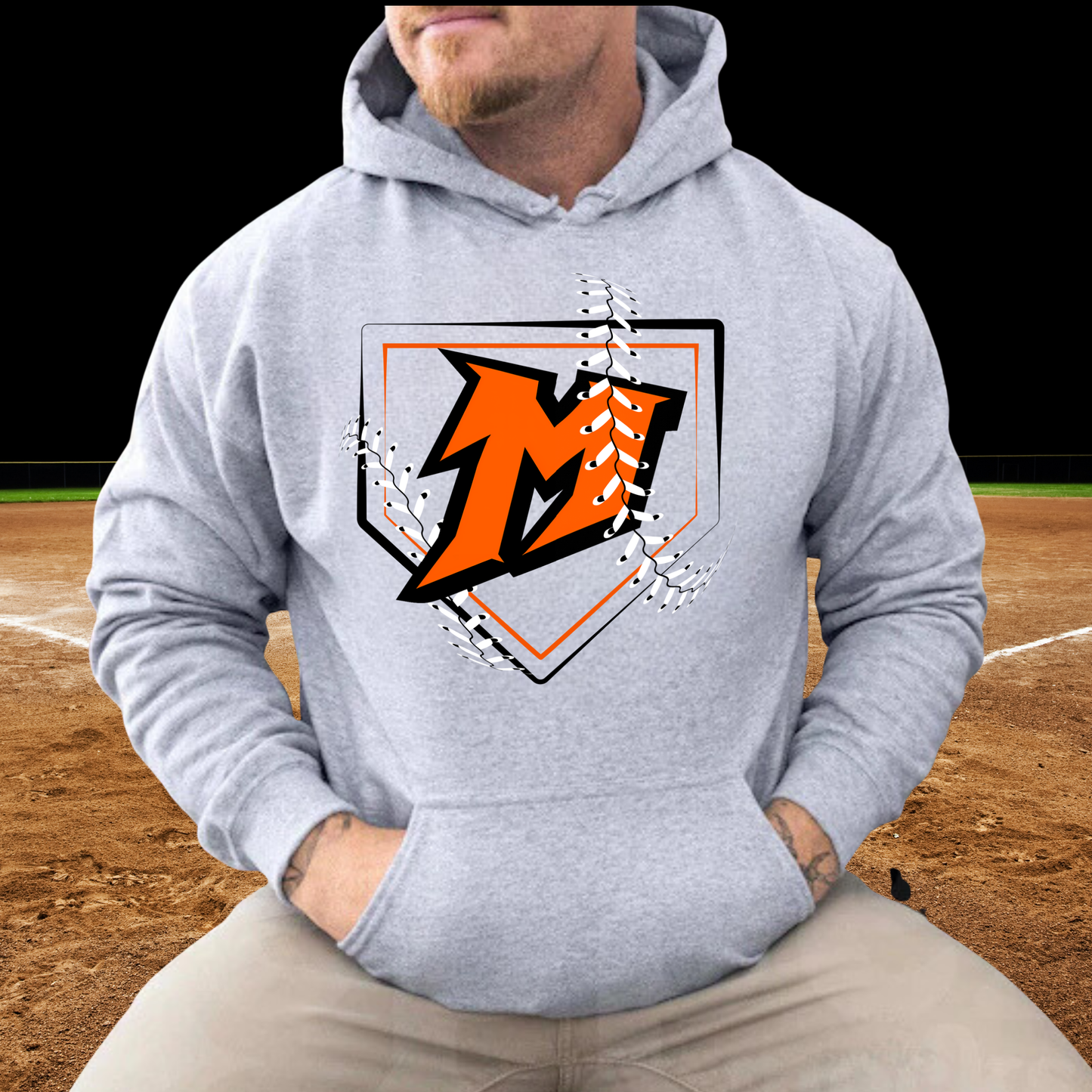 Manton Rangers Baseball/Softball Unisex ADULT Hoodie