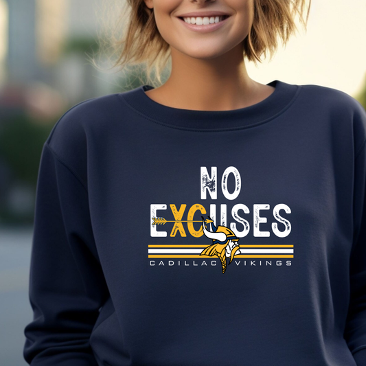 Cadillac Vikings Cross Country ADULT Unisex Crewneck Sweatshirt