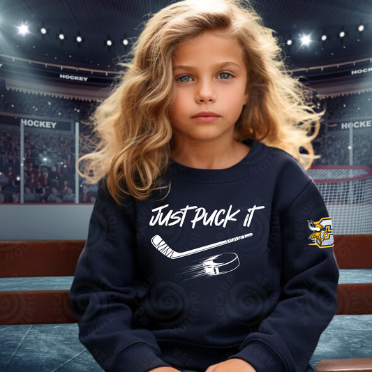 Cadillac Vikings Hockey YOUTH Crewneck Sweatshirt