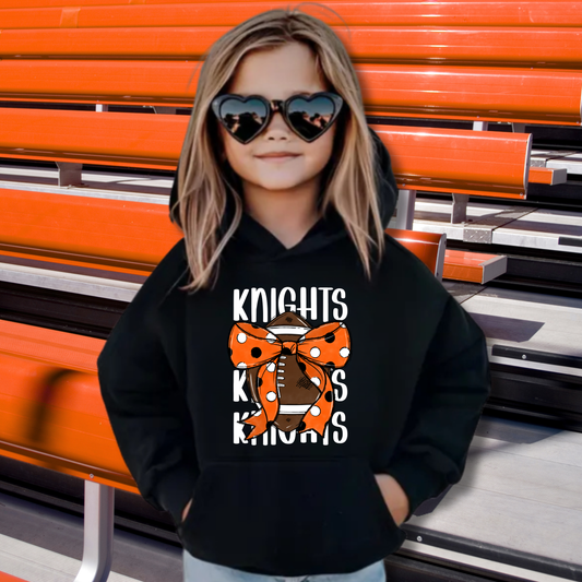 Knights Junior Football Unisex YOUTH Hoodie