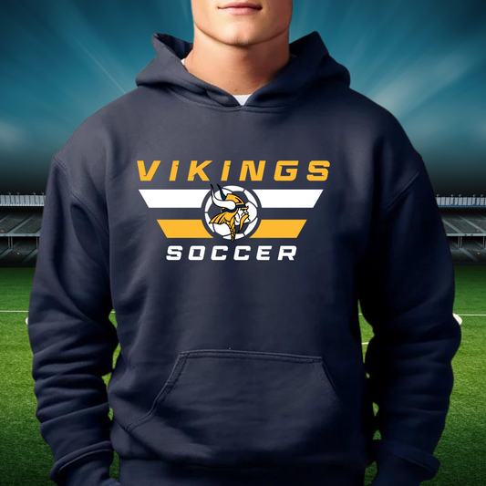 Cadillac Vikings Soccer ADULT Unisex Hoodie