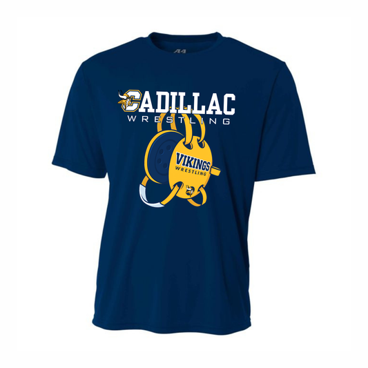 Cadillac Vikings Wrestling DRI-FIT Cooling Performance T-Shirt