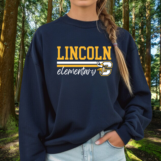 Lincoln Elementary UNISEX Crewneck Sweatshirt
