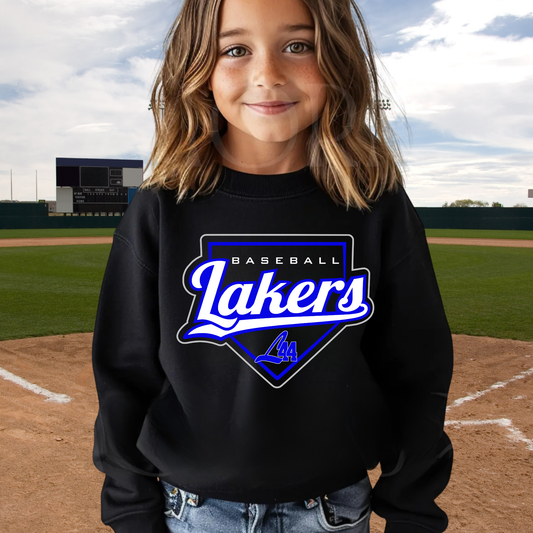 Latitude 44 Lakers Baseball YOUTH Crewneck Sweatshirt