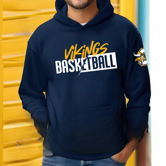 Vikings Basketball ADULT Hoodie