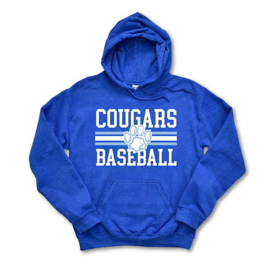 Great Lakes Cougars Baseball Unisex YOUTH Hoodie